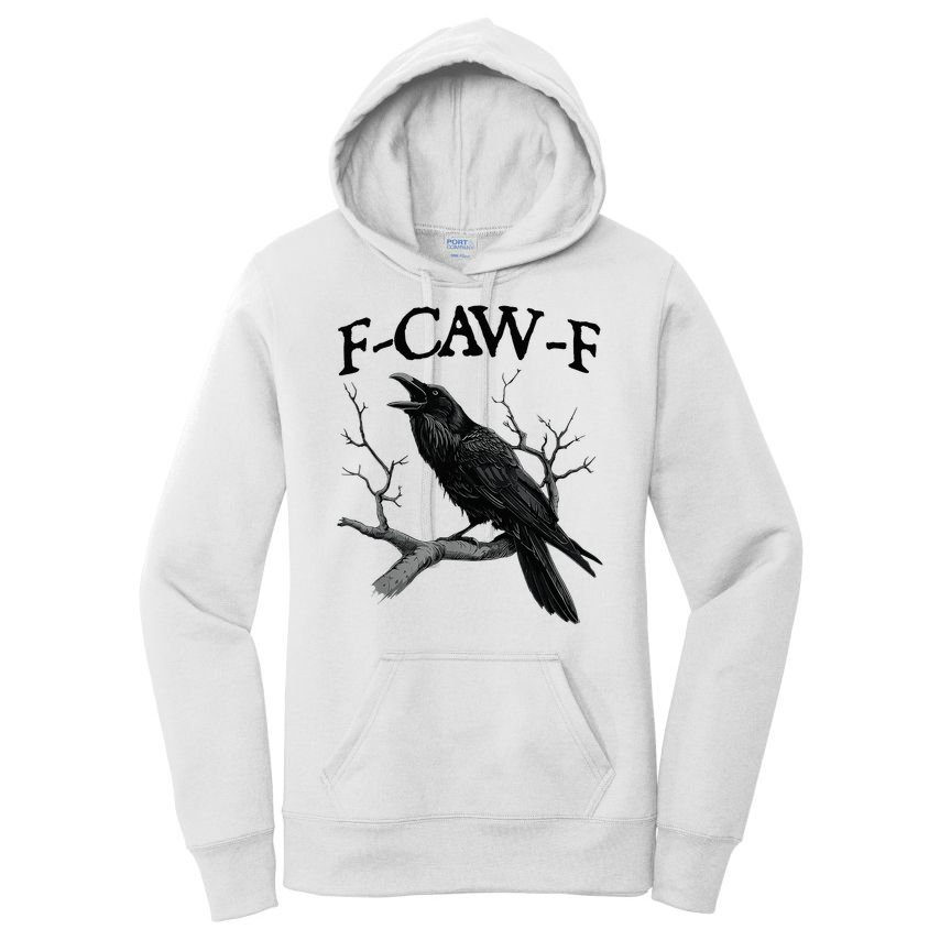 Black Crow F-Caw-F Black Bird Women's Pullover Hoodie
