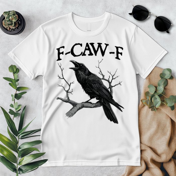 Black Crow F-Caw-F Black Bird Premium T-Shirt