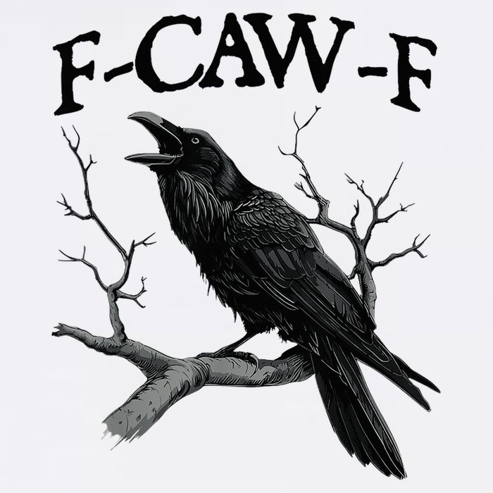 Black Crow F-Caw-F Black Bird Premium T-Shirt