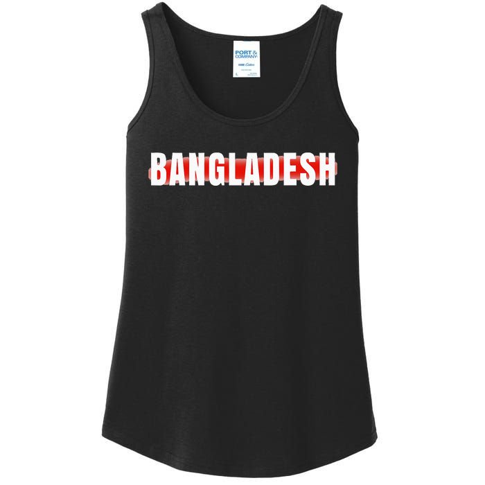 Bangladesh Cricket Fans Jersey Ladies Essential Tank