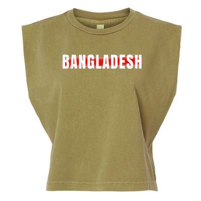 Bangladesh Cricket Fans Jersey Garment-Dyed Women's Muscle Tee