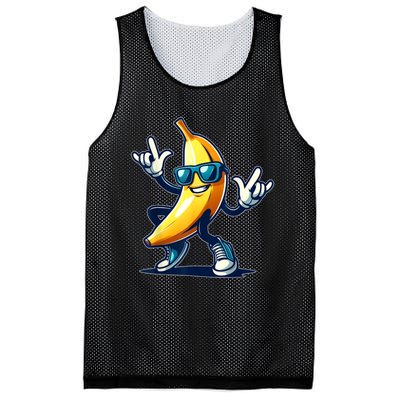 Banana Costume Funny Banana Mesh Reversible Basketball Jersey Tank