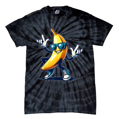 Banana Costume Funny Banana Tie-Dye T-Shirt