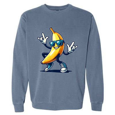 Banana Costume Funny Banana Garment-Dyed Sweatshirt