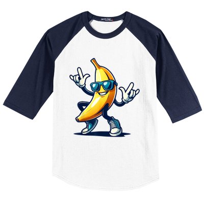 Banana Costume Funny Banana Baseball Sleeve Shirt