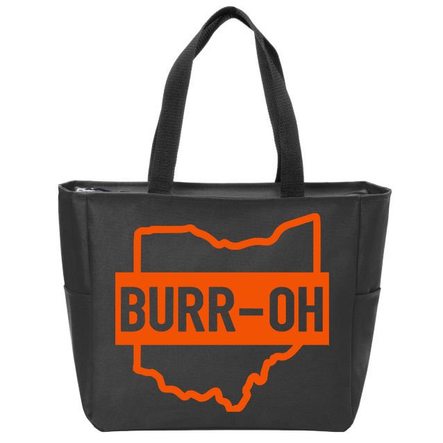 BurrOh, Cincinnati Football Zip Tote Bag