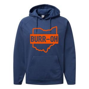 BurrOh, Cincinnati Football Performance Fleece Hoodie