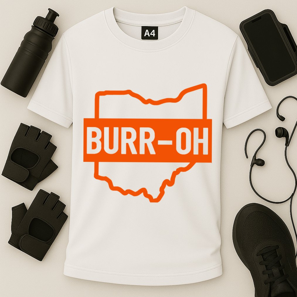 BurrOh, Cincinnati Football Cooling Performance Crew T-Shirt
