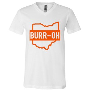 BurrOh, Cincinnati Football V-Neck T-Shirt