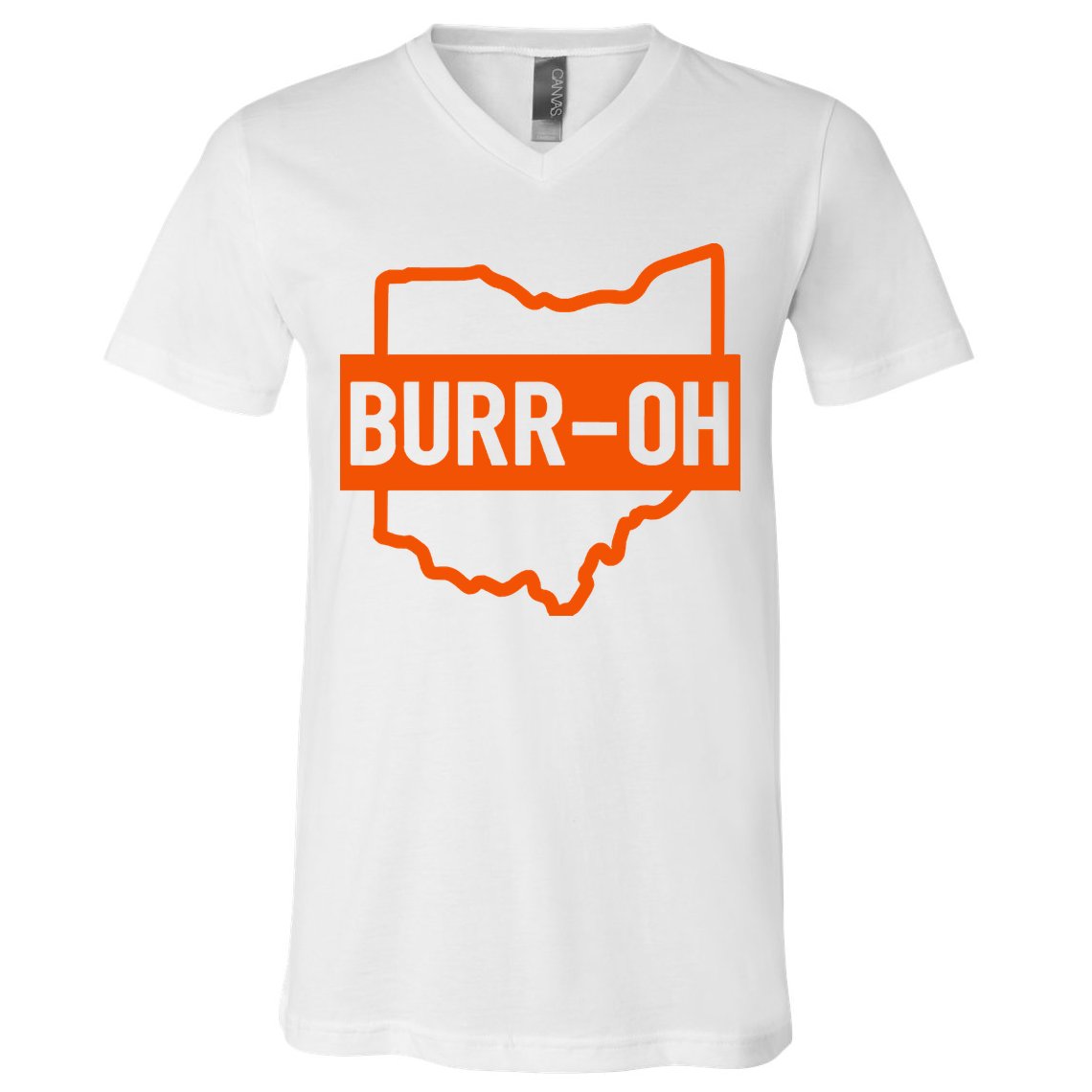BurrOh, Cincinnati Football V-Neck T-Shirt