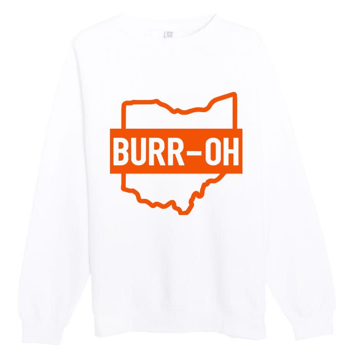 BurrOh, Cincinnati Football Premium Crewneck Sweatshirt