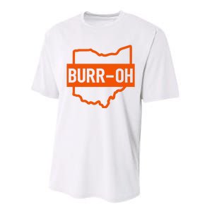 BurrOh, Cincinnati Football Performance Sprint T-Shirt