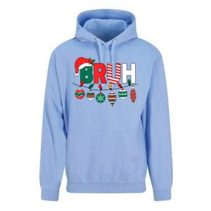 Bruh Christmas Funny Family Christmas Unisex Surf Hoodie