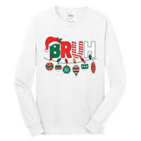 Bruh Christmas Funny Family Christmas Tall Long Sleeve T-Shirt