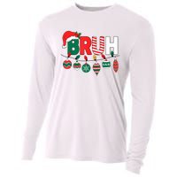 Bruh Christmas Funny Family Christmas Cooling Performance Long Sleeve Crew