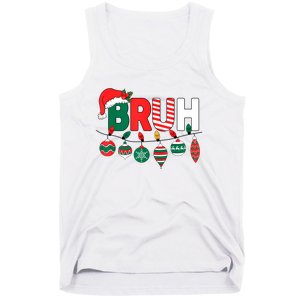 Bruh Christmas Funny Family Christmas Tank Top