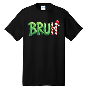 Bruh Christmas Funny Christmas Humor Meme Tall T-Shirt