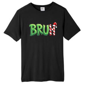 Bruh Christmas Funny Christmas Humor Meme Tall Fusion ChromaSoft Performance T-Shirt