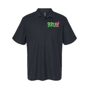 Bruh Christmas Funny Christmas Humor Meme Softstyle Adult Sport Polo