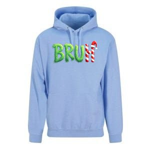 Bruh Christmas Funny Christmas Humor Meme Unisex Surf Hoodie