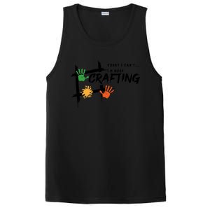 Busy Crafting Funny Saying Hobby Crafter Funny Gift PosiCharge Competitor Tank