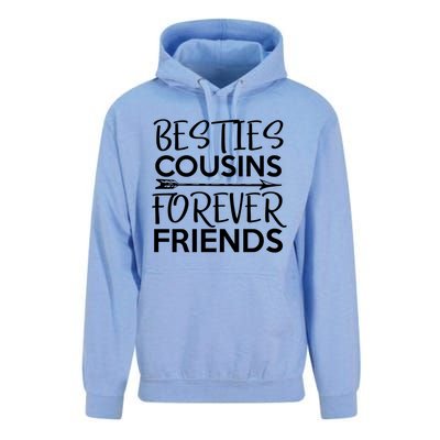 Besties Cousins Forever Friends Matching Cousin Bff Unisex Surf Hoodie