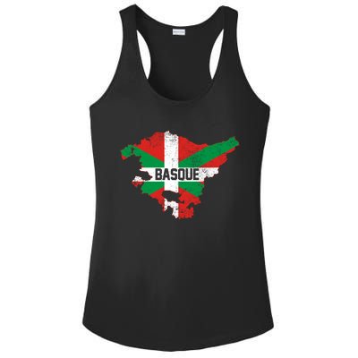 Basque Country Flag Euskadi Historical Roots Ladies PosiCharge Competitor Racerback Tank