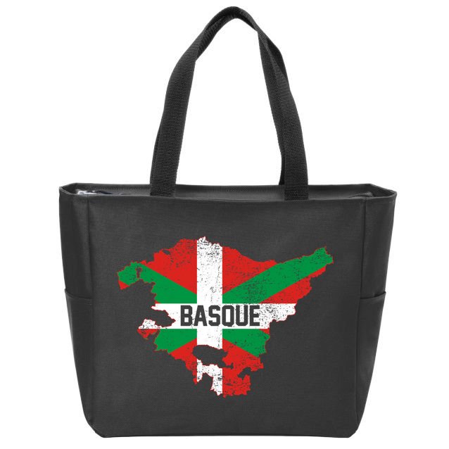 Basque Country Flag Euskadi Historical Roots Zip Tote Bag