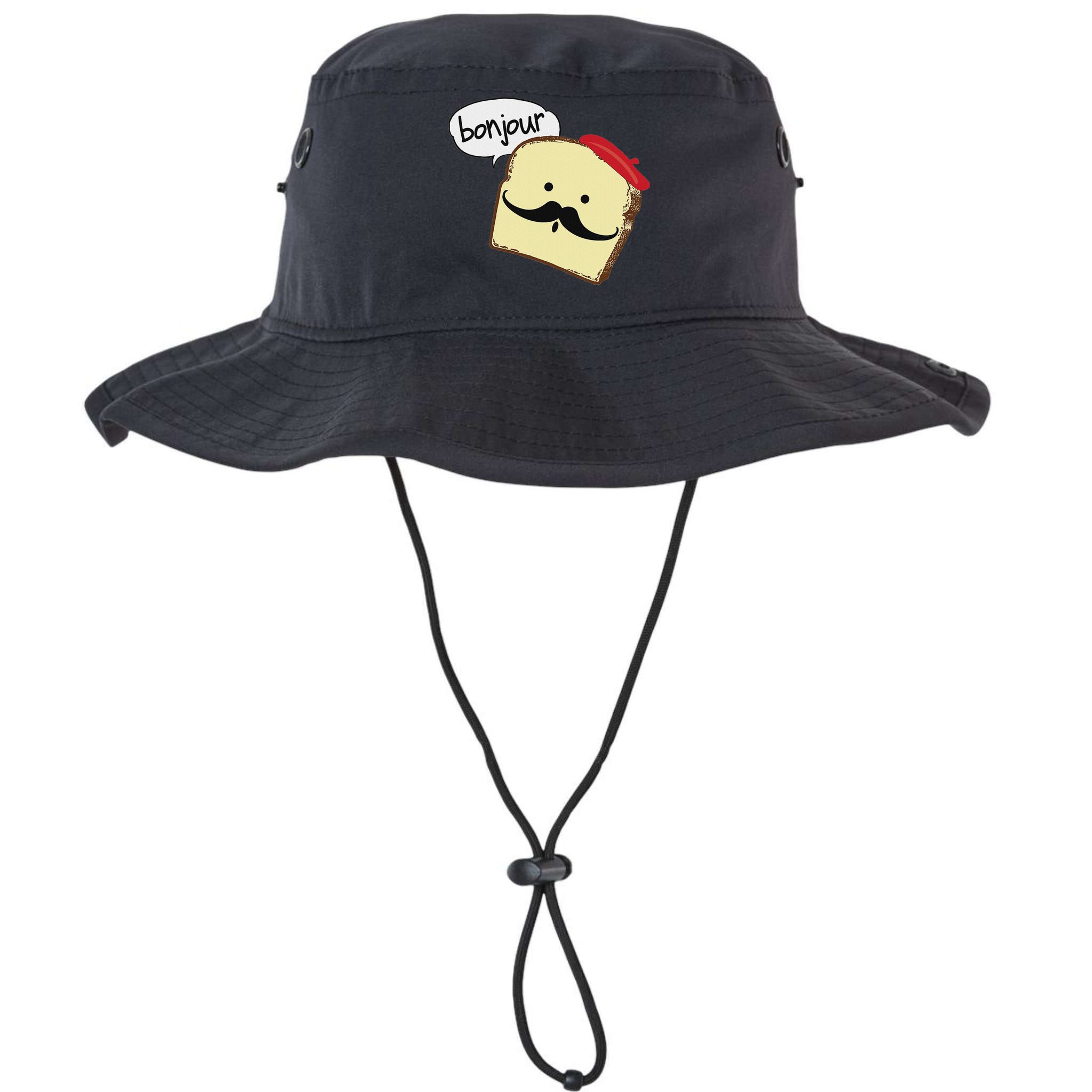 Bonjour Cute French Toast Funny Love France Foodie Humor Bucket Hat