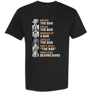 Black Classic Fit Trump Raised The Bar Harris Failed Crew Neck Short Garment-Dyed Heavyweight T-Shirt