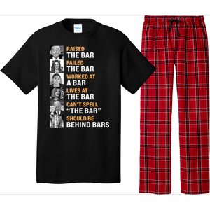 Black Classic Fit Trump Raised The Bar Harris Failed Crew Neck Short Pajama Set