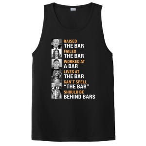 Black Classic Fit Trump Raised The Bar Harris Failed Crew Neck Short PosiCharge Competitor Tank