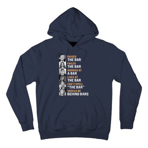 Black Classic Fit Trump Raised The Bar Harris Failed Crew Neck Short Hoodie