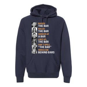 Black Classic Fit Trump Raised The Bar Harris Failed Crew Neck Short Premium Hoodie