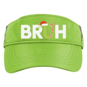 Bruh Christmas Funny Christmas Gift Adult Drive Performance Visor