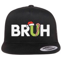 Bruh Christmas Funny Christmas Gift Flat Bill Trucker Hat