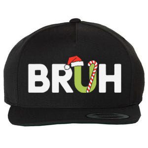 Bruh Christmas Funny Christmas Gift Wool Snapback Cap