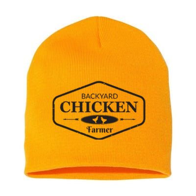 Backyard Chicken Farmer Chicken Lover Cute Short Acrylic Beanie