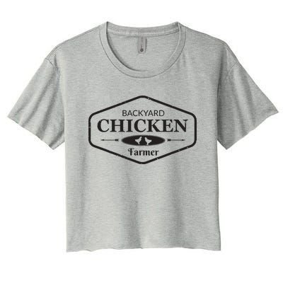 Backyard Chicken Farmer Chicken Lover Cute Women's Crop Top Tee