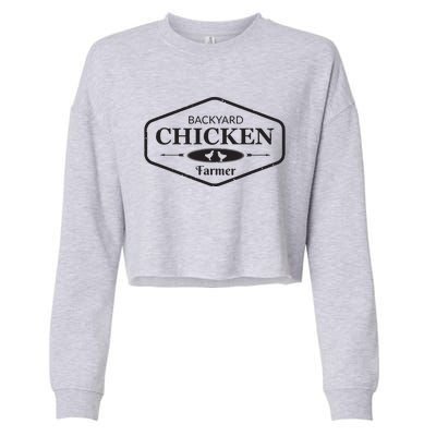 Backyard Chicken Farmer Chicken Lover Cute Cropped Pullover Crew