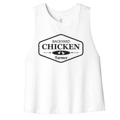 Backyard Chicken Farmer Chicken Lover Cute Women's Racerback Cropped Tank