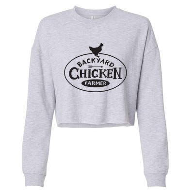 Backyard Chicken Farmer Chicken Lover Cute Cropped Pullover Crew