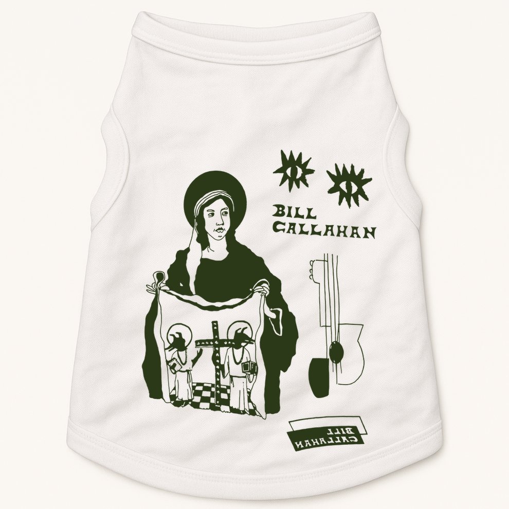 Bill Callahan Fan Art Doggie Tank