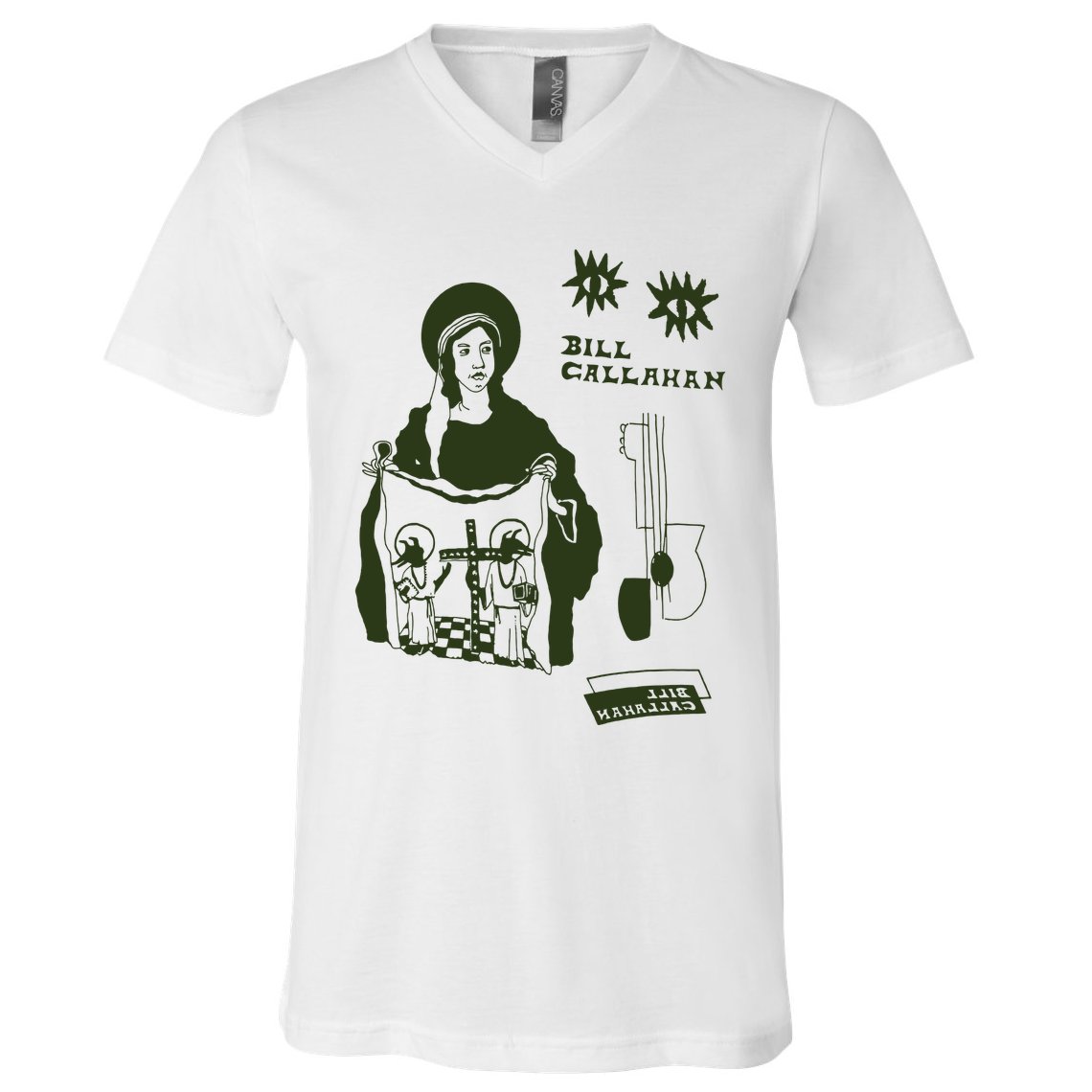 Bill Callahan Fan Art V-Neck T-Shirt