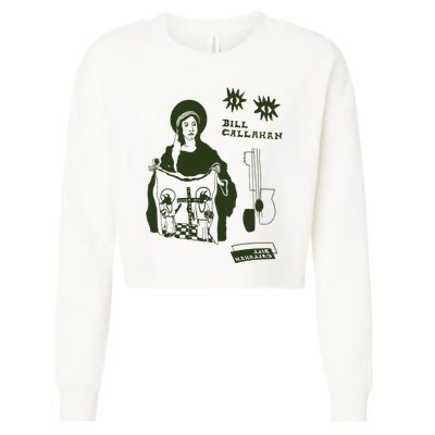 Bill Callahan Fan Art Cropped Pullover Crew