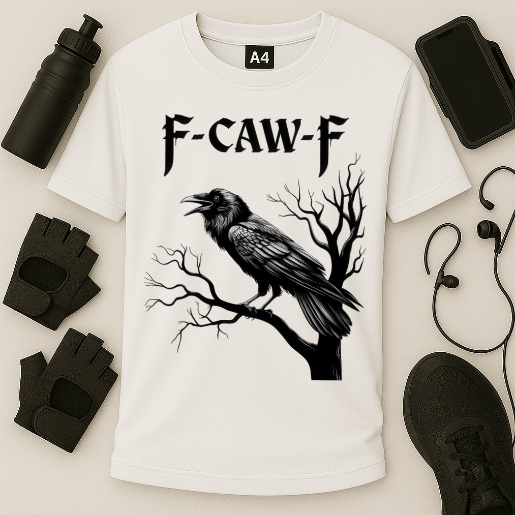 Black Crow, F-Caw-F Black Bird Performance Shirt