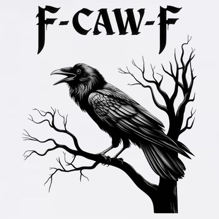 Black Crow, F-Caw-F Black Bird Sustainable Bucket Hat
