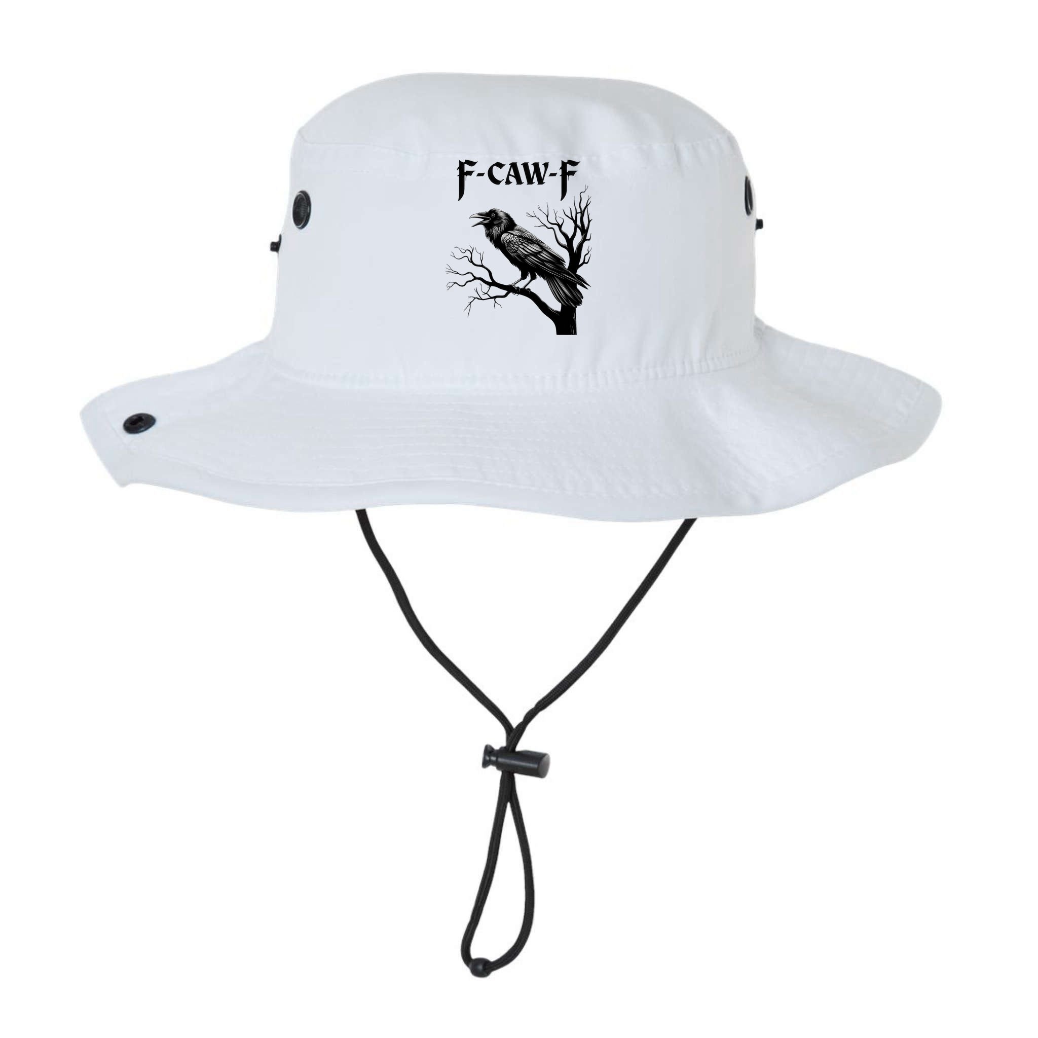 Black Crow, F-Caw-F Black Bird Bucket Hat