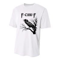 Black Crow, F-Caw-F Black Bird Youth Performance Sprint T-Shirt