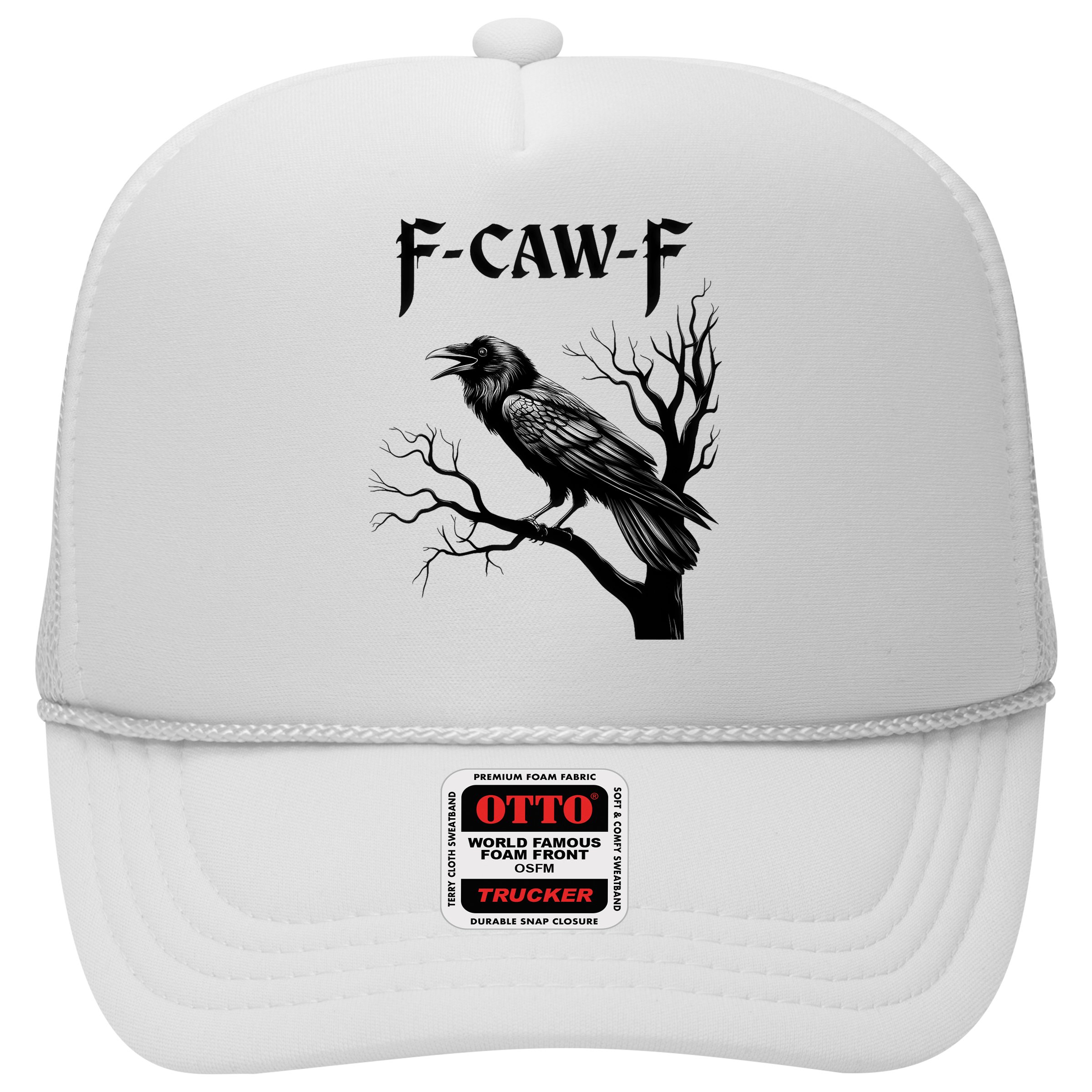 Black Crow, F-Caw-F Black Bird Hat